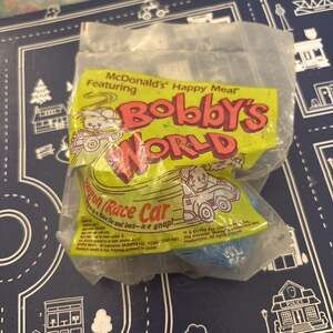 1994 Mcdonalds Happy Meal Toy - Bobby's World Race Car - ,
